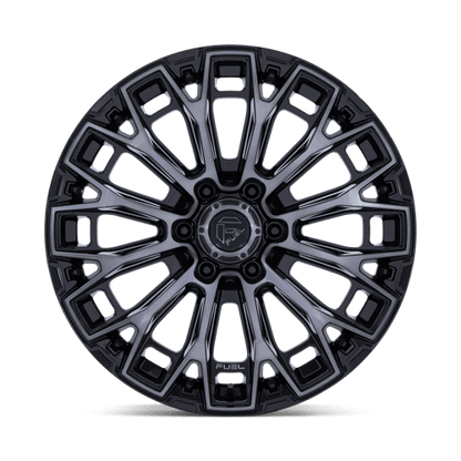 Fuel 1PC FC882 TRAX GLOSS BLACK MACHINED FACE DARK TINTED CLEAR