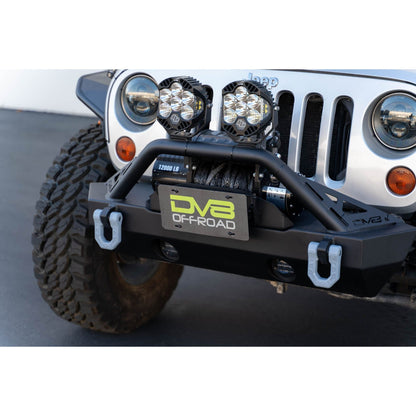 DV8 Off-Road Fairlead Mounted Flip-Up License Plate Bracket C3| LPBM-02