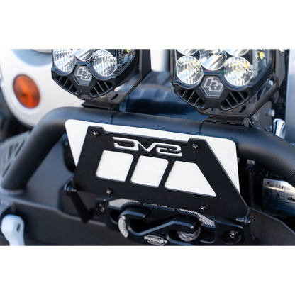 DV8 Off-Road Fairlead Mounted Flip-Up License Plate Bracket C3| LPBM-02