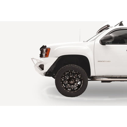 Fab Fours Vengeance Front Bumper 2 Stage Black Powder Coated w/Pre-Runner Grill Guard l GM11-V2852-1