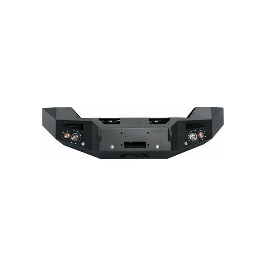 Fab Fours Premium Winch Front Bumper 2 Stage Black Powder Coated w/o Grill Guard w/Sensors l GM14-C3151-1