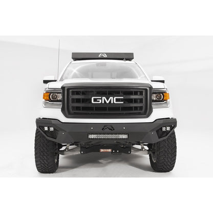 Fab Fours Vengeance Front Bumper 2 Stage Black Powder Coated No Guard l GS14-D3151-1