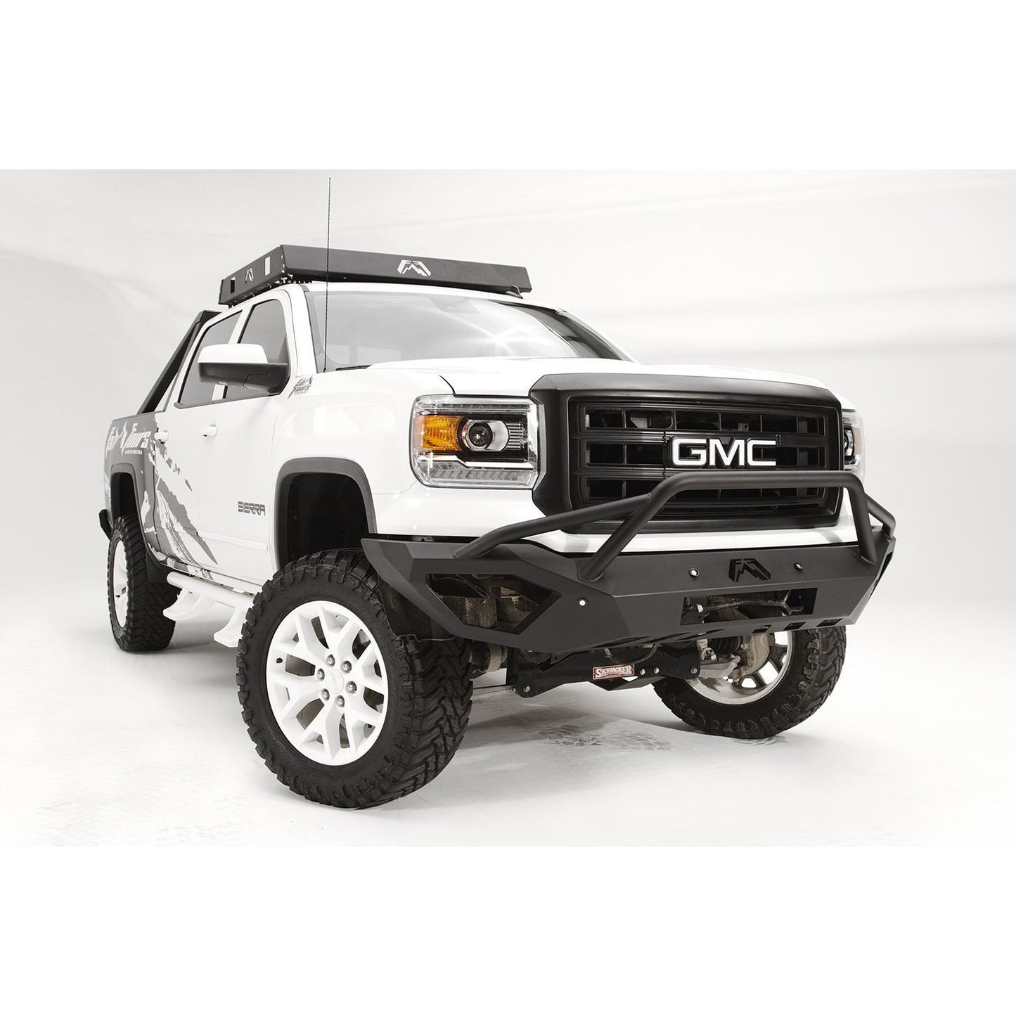 Fab Fours Vengeance Front Bumper 2 Stage Black Powder Coated Pre-Runner l GS14-D3152-1