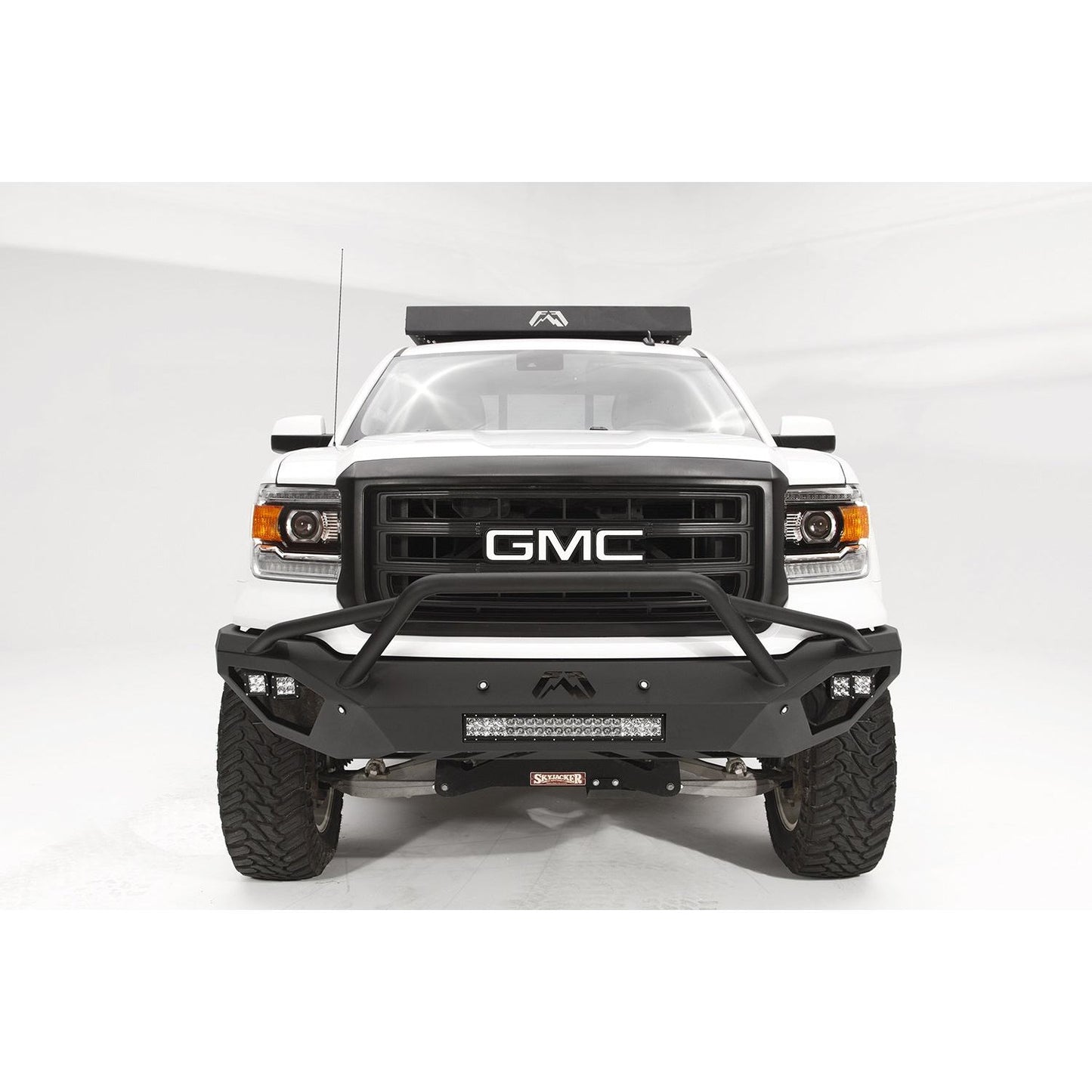 Fab Fours Vengeance Front Bumper 2 Stage Black Powder Coated Pre-Runner l GS14-D3152-1