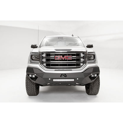 Fab Fours Vengeance Front Bumper 2 Stage Black Powder Coated No Guard l GS16-D3951-1