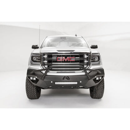 Fab Fours Vengeance Front Bumper 2 Stage Black Powder Coated Pre-Runner Guard l GS16-D3952-1