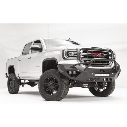 Fab Fours Vengeance Front Bumper 2 Stage Black Powder Coated Pre-Runner Guard l GS16-D3952-1