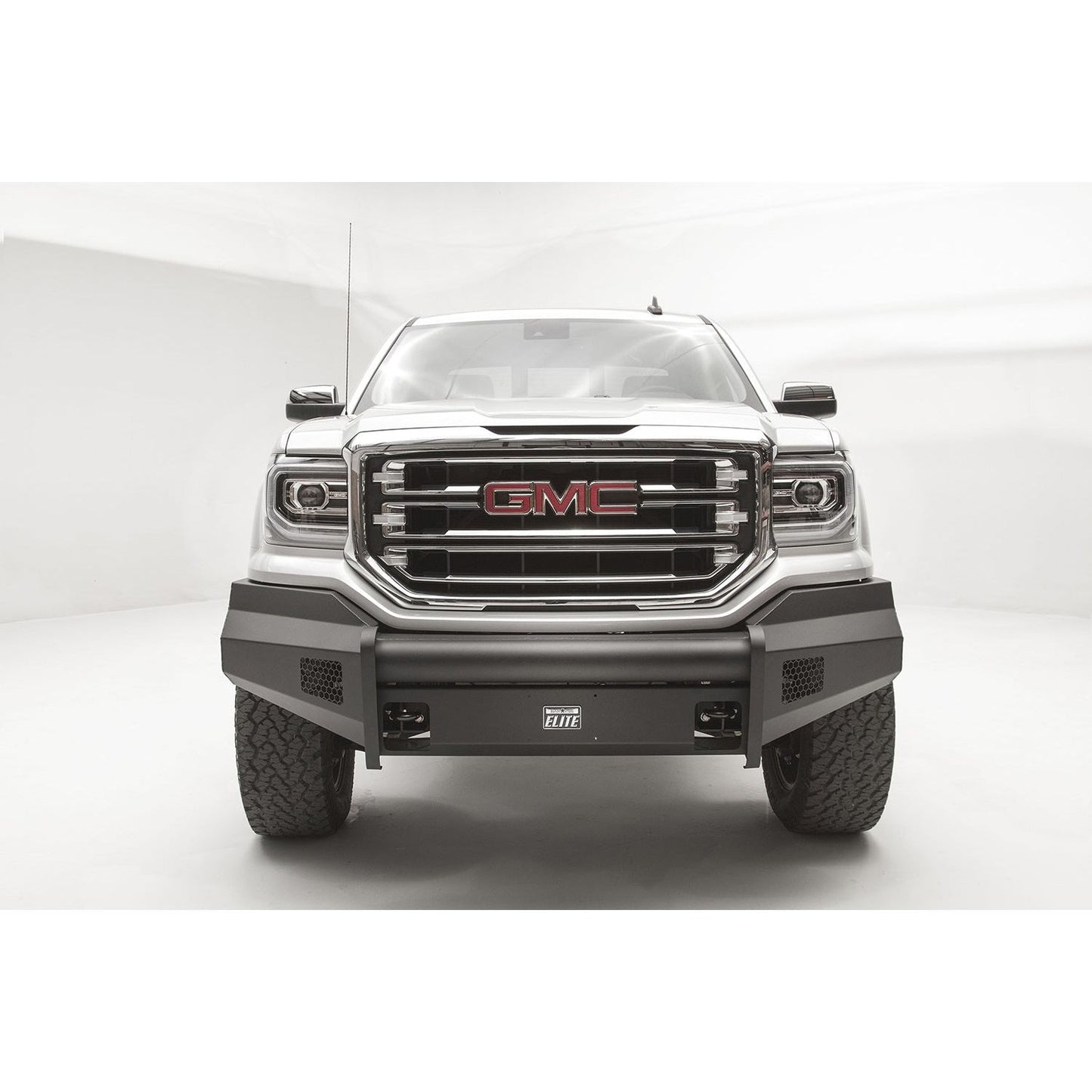 Fab Fours Elite Front Bumper 2 Stage Black Powder Coated w/No Guard l GS16-R3961-1