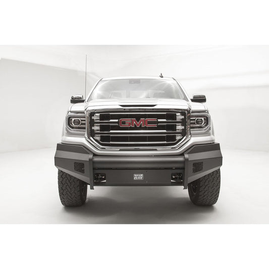 Fab Fours Elite Front Bumper 2 Stage Black Powder Coated w/No Guard l GS16-R3961-1