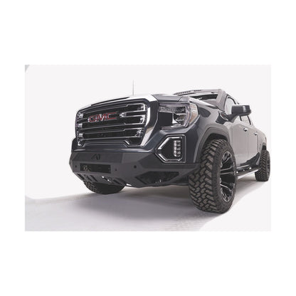 Fab Fours Vengeance Front Bumper 2 Stage Black Powder Coated w/No Guard w/Sensors l GS19-D6051-1