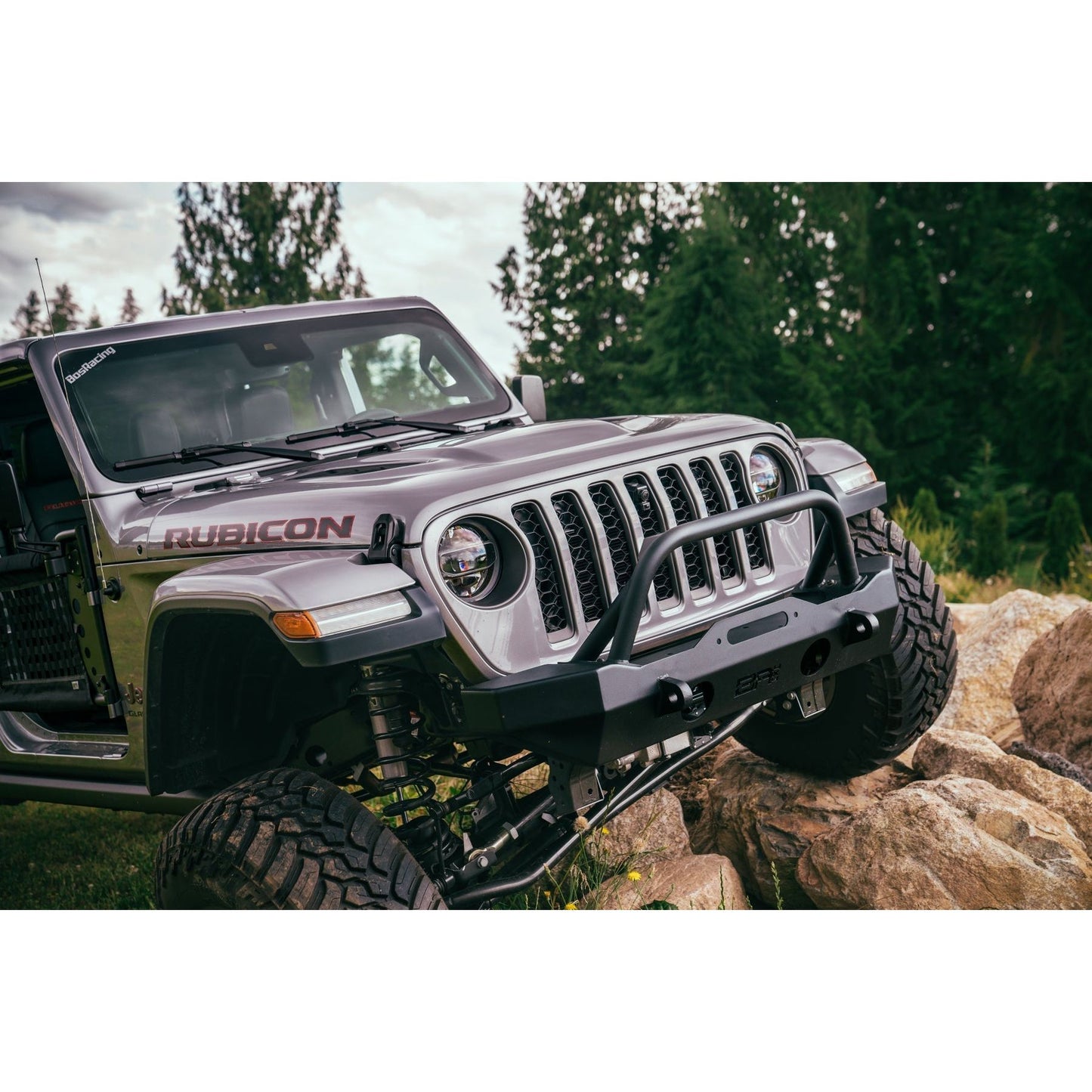 Body Armor 4x4 2007-2024 JEEP WRANGLER JK/JL & GLADIATOR JT MID-STUBBY FRONT BUMPER JL-19532
