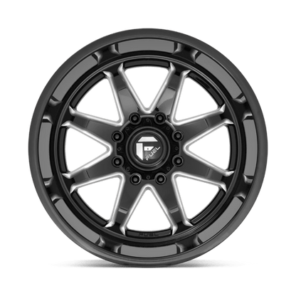 Fuel 1PC D749 HAMMER GLOSS BLACK MILLED