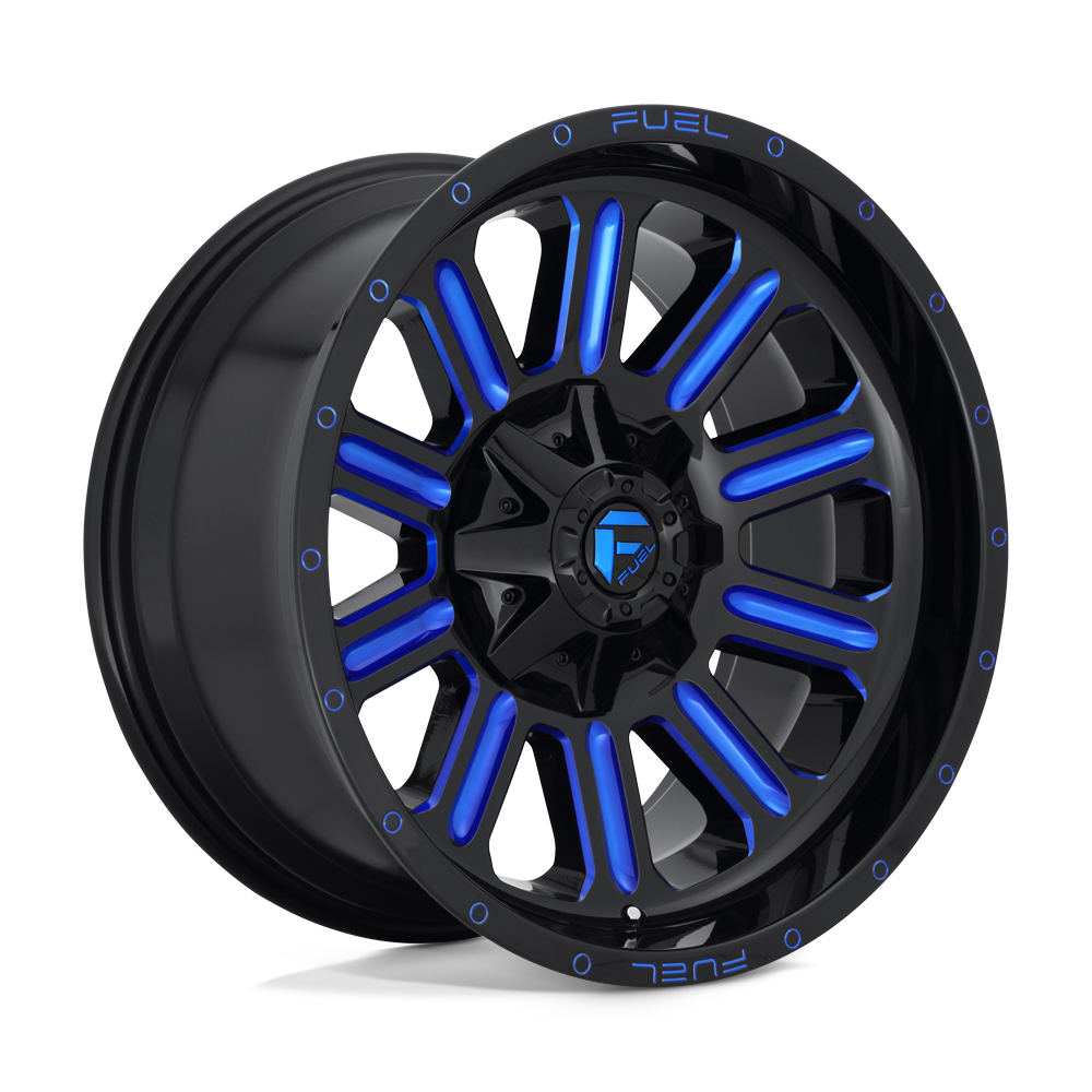 Fuel 1PC D646 HARDLINE GLOSS BLACK BLUE TINTED CLEAR