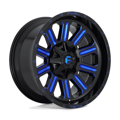 Fuel 1PC D646 HARDLINE GLOSS BLACK BLUE TINTED CLEAR