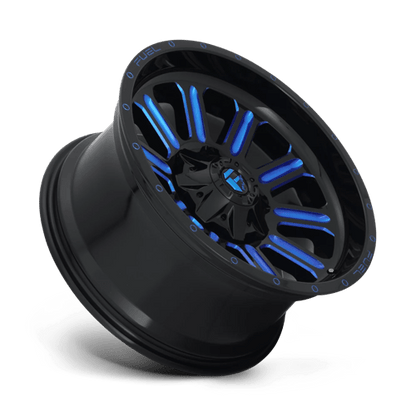 Fuel 1PC D646 HARDLINE GLOSS BLACK BLUE TINTED CLEAR