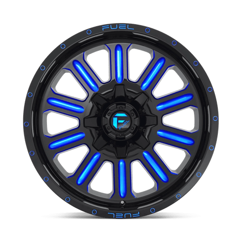 Fuel 1PC D646 HARDLINE GLOSS BLACK BLUE TINTED CLEAR