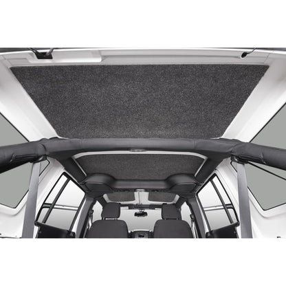 BedRug Jeep Headliner 11-18 JK Unlimited 4 door Headliner Kit 4 pc. Kit Intended For Hard Top Bed Liner - Charcoal (HLJK114DRK) installed
