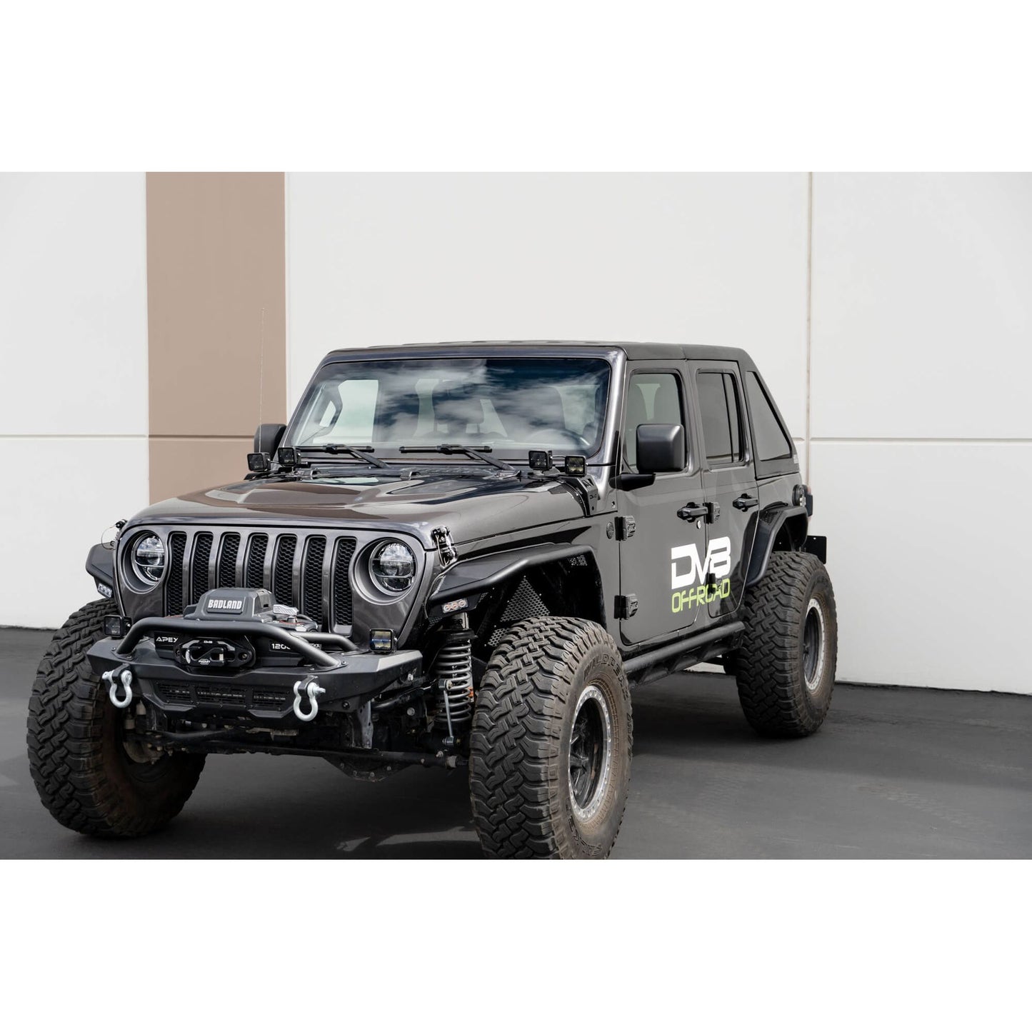 DV8 Off-Road 2018-2024 Jeep JL 4 Door Razor Series Fastback Hard Top C3| HTJL02-B