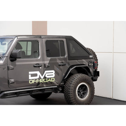 DV8 Off-Road 2018-2024 Jeep JL 4 Door Razor Series Fastback Hard Top C3| HTJL02-B