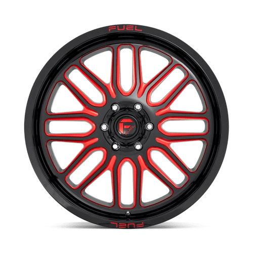 Fuel 1PC D663 IGNITE GLOSS BLACK RED TINTED CLEAR