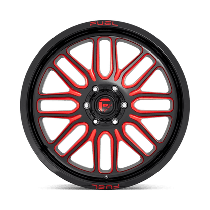 Fuel 1PC D663 IGNITE GLOSS BLACK RED TINTED CLEAR