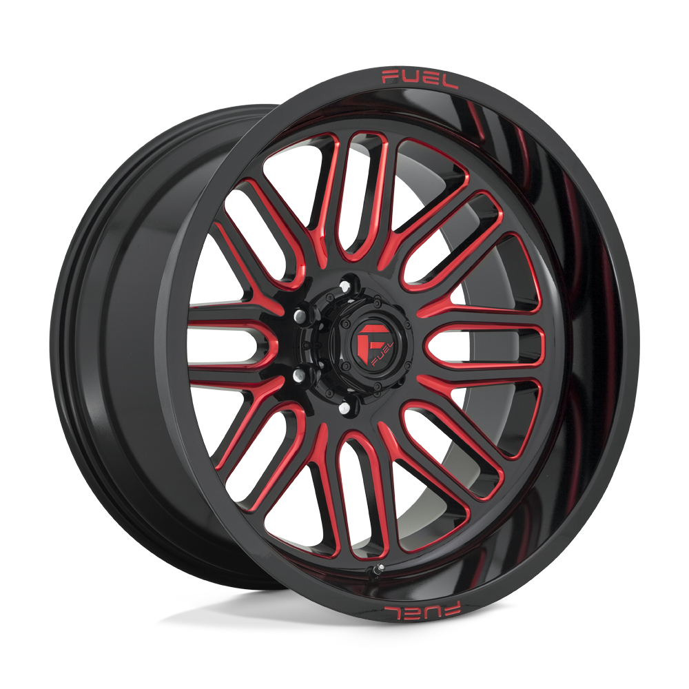 Fuel 1PC D663 IGNITE GLOSS BLACK RED TINTED CLEAR