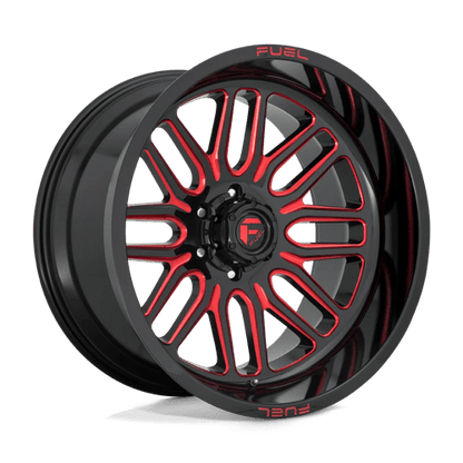 Fuel 1PC D663 IGNITE GLOSS BLACK RED TINTED CLEAR