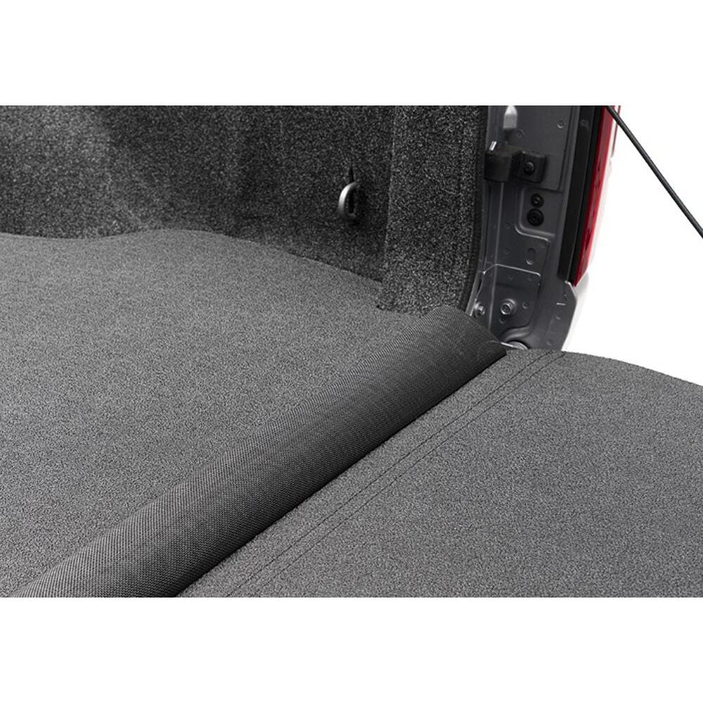 BedRug 07-18 Silverado/Sierra 5'8" Bed Impact Bed Liner w/ Tailgate Mat - Charcoal (ILC07CCK) shown in truck bed.