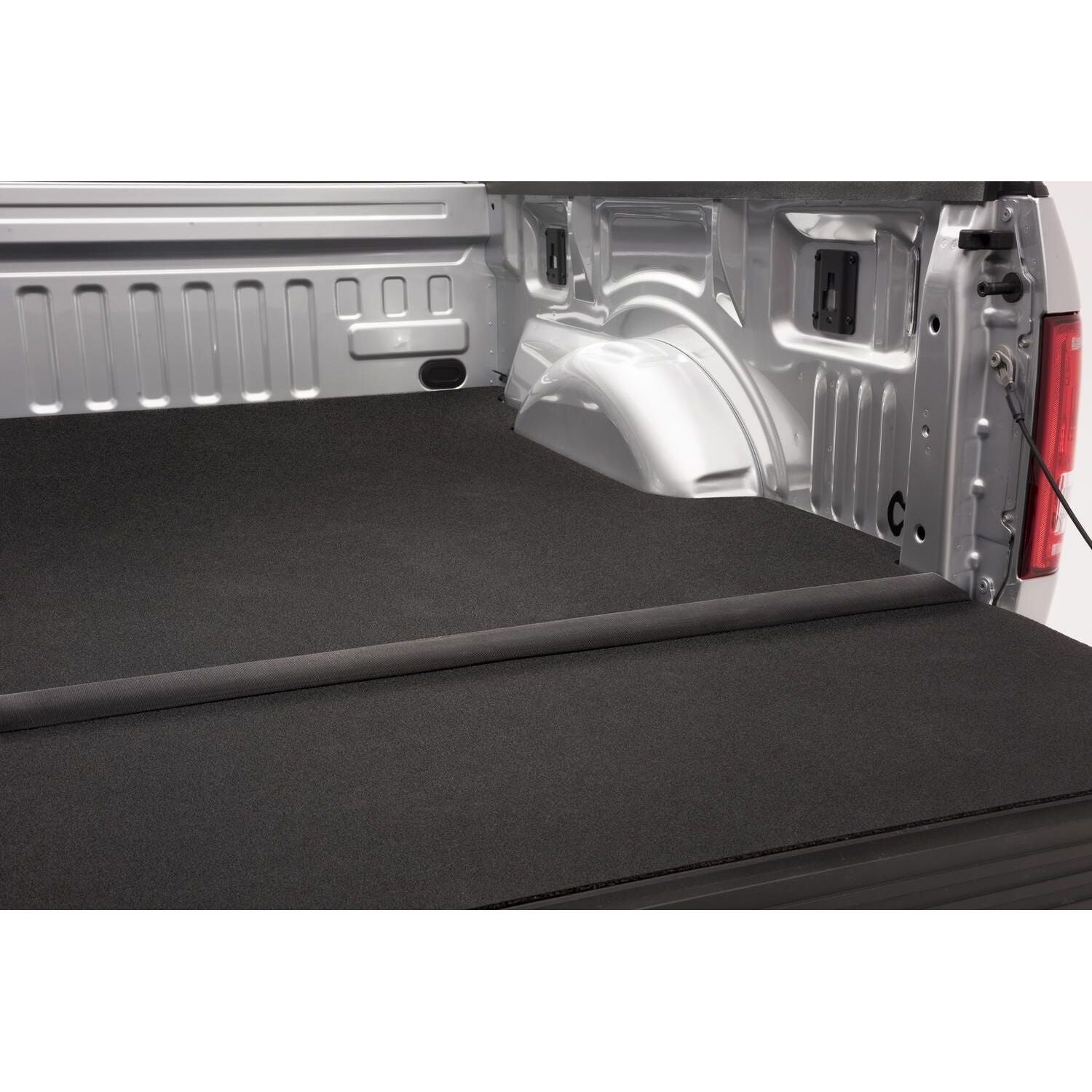 BedRug 07-18 - Charcoal (19 Legacy/Limited) Silverado/Sierra 6'6" Bed Impact Bed Mat installed in truck bed.