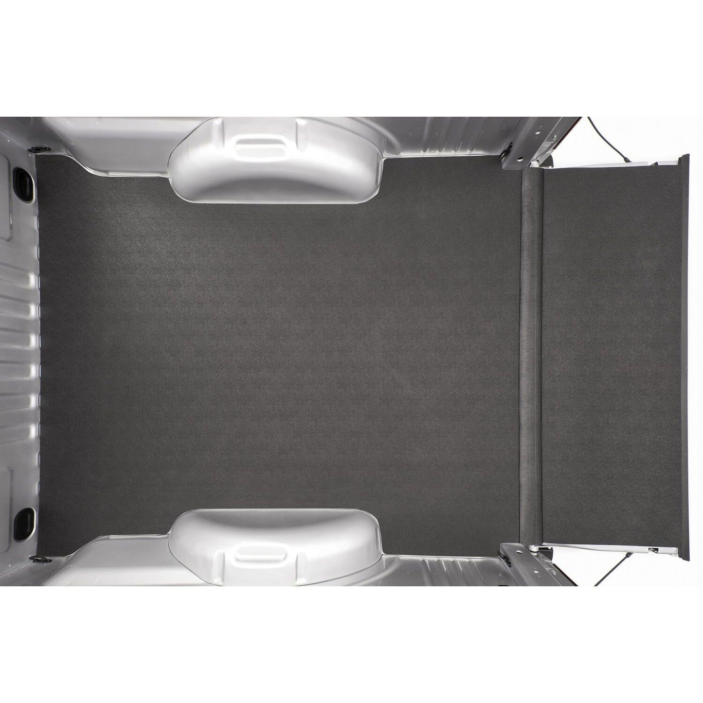 BedRug 07-18 - Charcoal (19 Legacy/Limited) Silverado/Sierra 6'6" Bed Impact Bed Mat installed in truck bed.