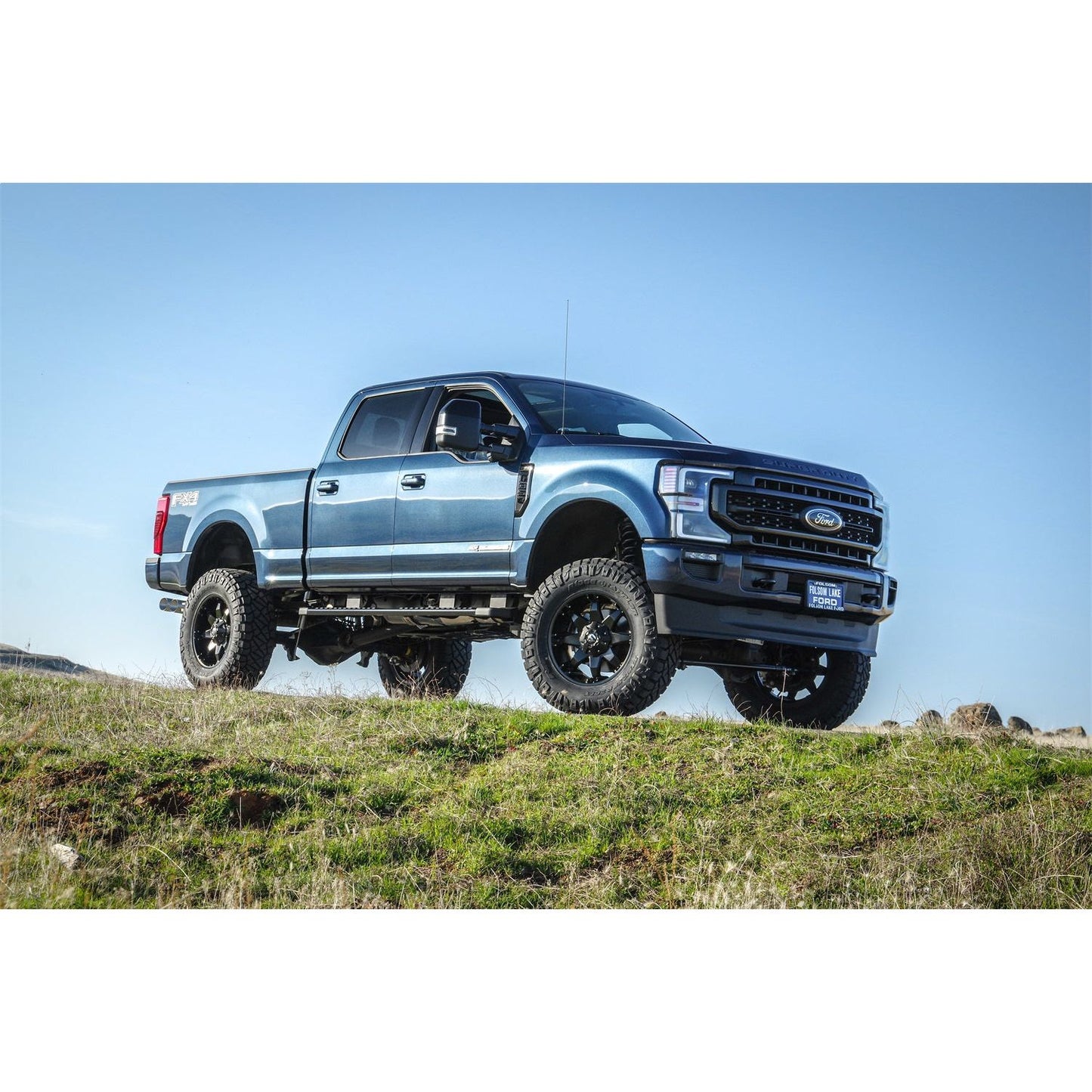 ReadyLIFT 7'' Coil Spring Lift Kit with Falcon 1.1 Monotube Front/Rear Shocks and Front Track Bar Bracket  (F250 Diesel ) 49-27720