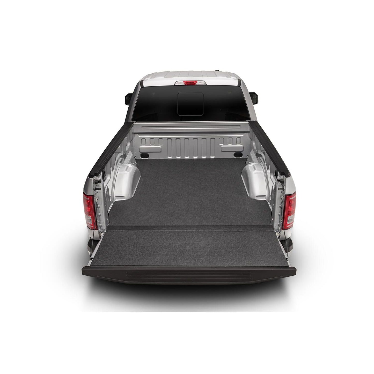 BedRug 2015-2026 Ford F-150 / 2022-2026 F-150 Lightning 5'5" Bed Impact Bed Mat - Charcoal (IMQ15SCS) installed in truck bed