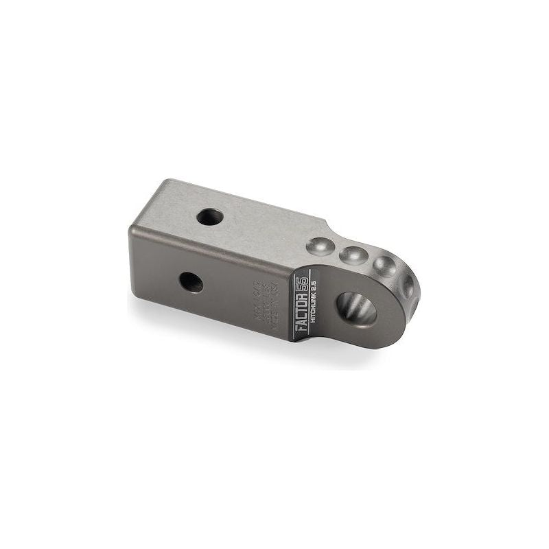 FACTOR 55 |  HitchLink 2.5 Reciever Shackle Mount 2.5 Inch Receivers Anodized Gray Factor 55 | B200022-06-GGBW