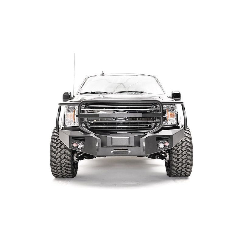Fab Fours Adaptive Cruise Control Bracket 11 Gauge Steel Construction Holds Rigid Industries 20 In. Light Bar 2 Stage Matte Black Powder Coat w/Epoxy Primer l M3852-1