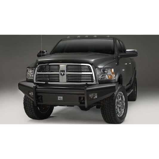 Fab Fours Elite Front Bumper Black Steel Front w/No Guard l DR19-Q4461-1