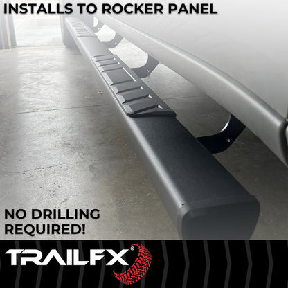 TRAILFX | TFX 4 Series Side Steps Toyota Tacoma 24-25 (Double CAB) | A4023B