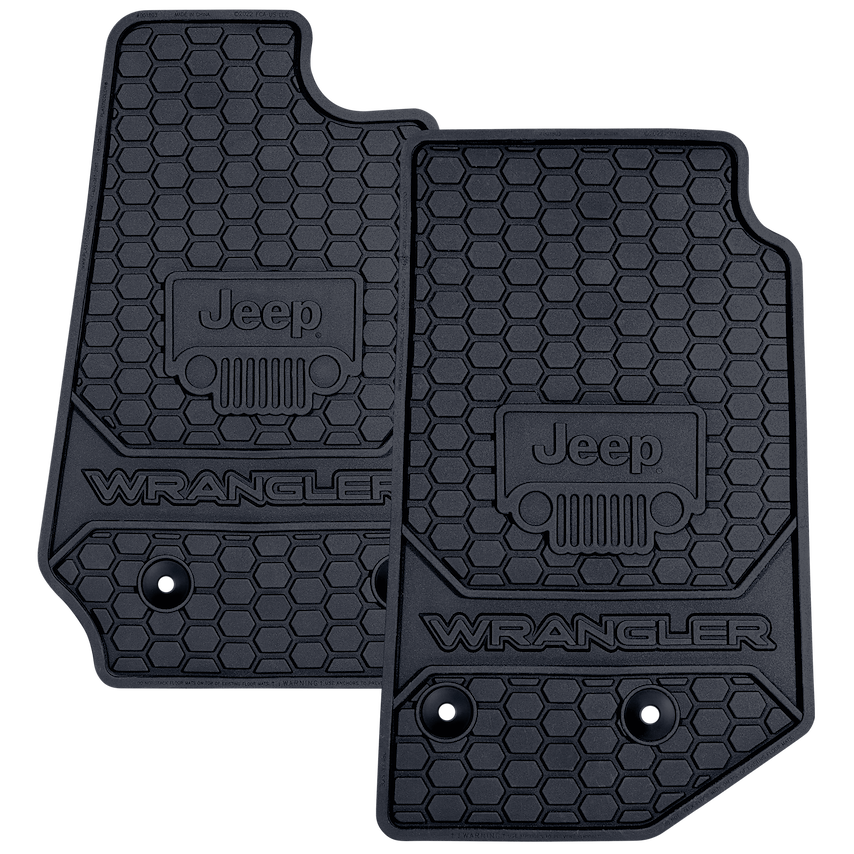 Plasticolor Jeep Floor Mats (Fronts JK Wrangler) 001803R01