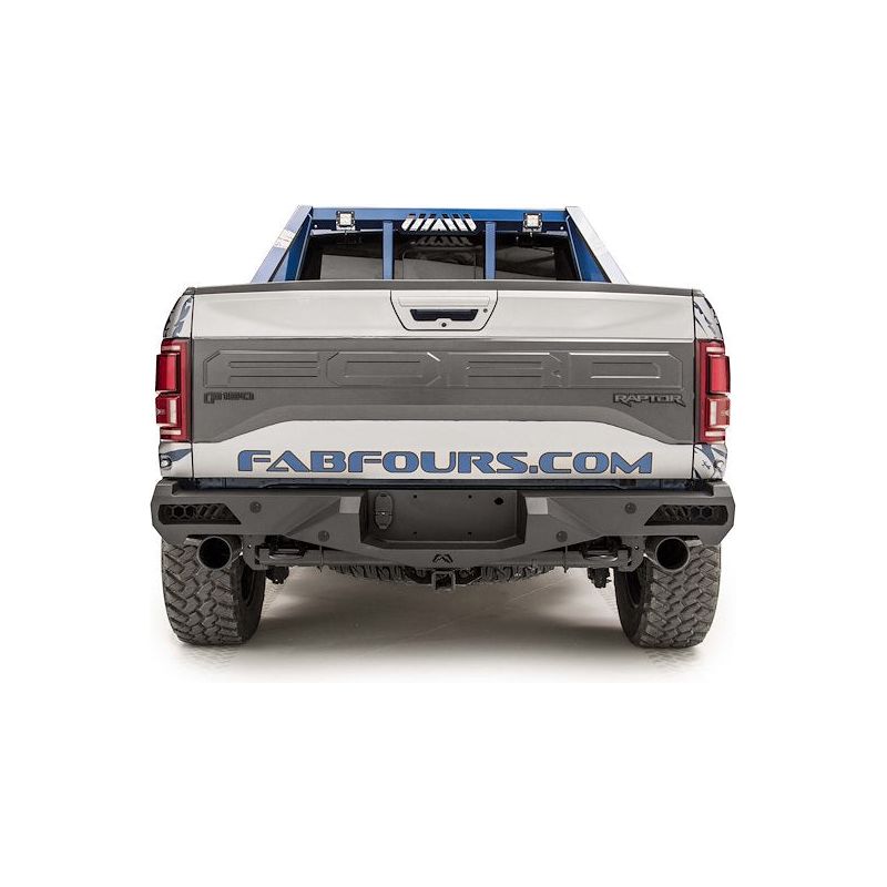 Fab Fours Vengeance Rear Bumper 2 Stage Black Powder Coated l FF17-E4351-1