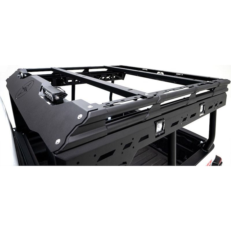 Fab Fours Overland Rack 2 Stage Black Powder Coat w/Crossmember l JTOR-03-1