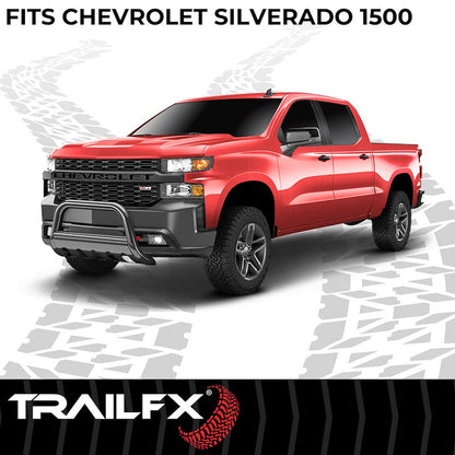 TrailFX | Bull Bar with Skid Plate Chevy Silverado 1500 2020-2025  |  B0036B
