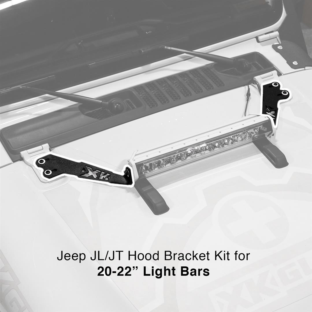 XK Glow Light Bar Mounting Kit for 2018-C JL / Gladiator JT BRCJLH