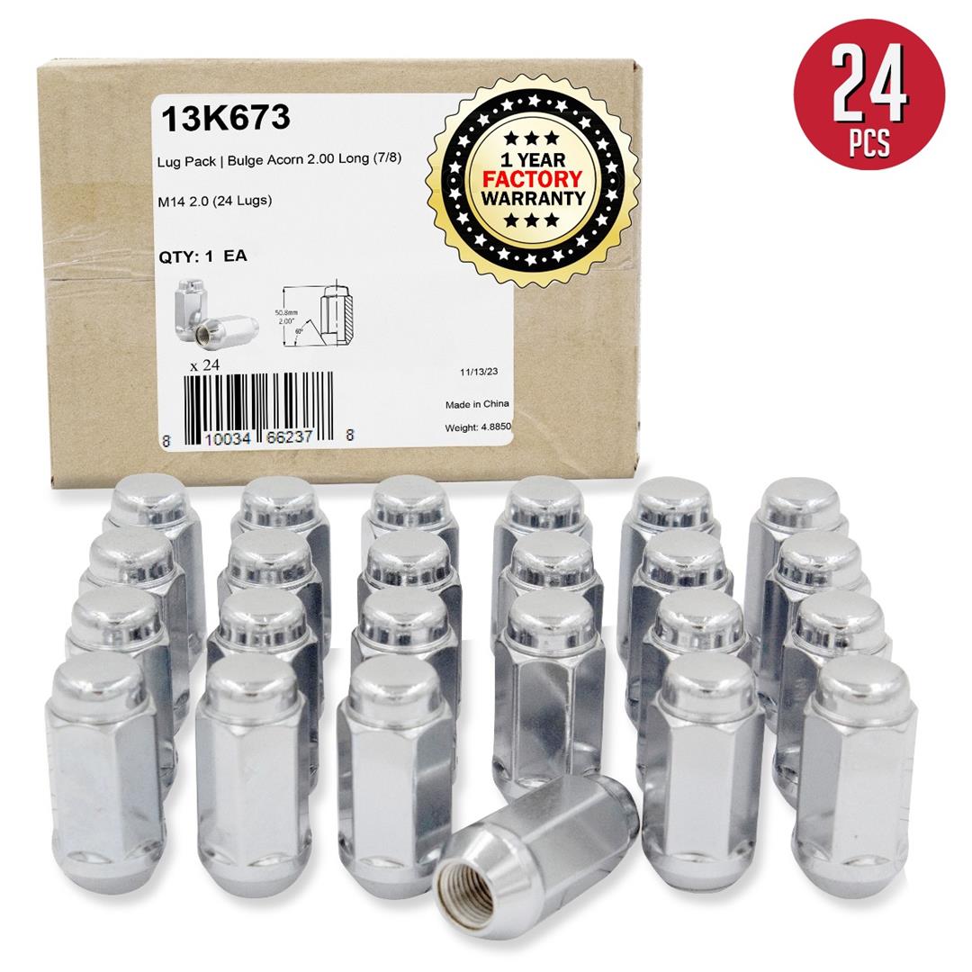 Coyote Wheel Lug Nut - 6 Lug Kit - 2004-2014 Ford F-150 13K673