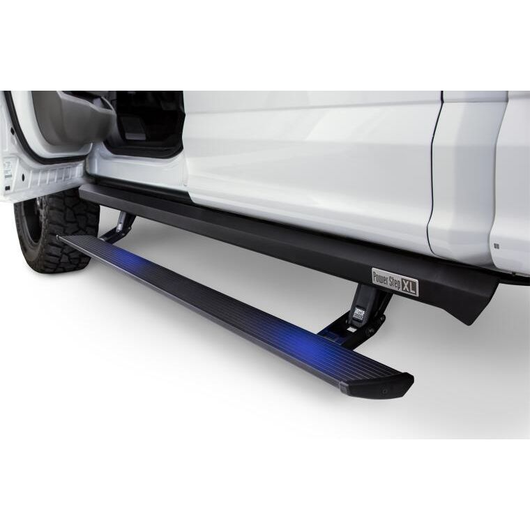 Amp Research Running Board; PowerStep for 2017-2019 Ford F-450 Super Duty 77235-01A