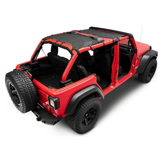 Mastertop Sun Shade Mesh Fits 18-C Jeep Wrangler JL 4 Door Models  | 14201601