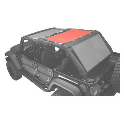 Dirtydog 4X4 Sun Screen Back Seat for Jeep JKU 4 Door (Select your color)