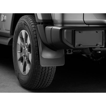 Weather Tech | Jeep Wrangler JL 2018-2026 WILLYS 4-Door No-Drill MudFlaps | 110100-120097