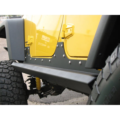Fab Fours Rock Slider 2 Stage Black Powder Coated Matches Constant Radius Doubles As A Step l JK07-G1250-1
