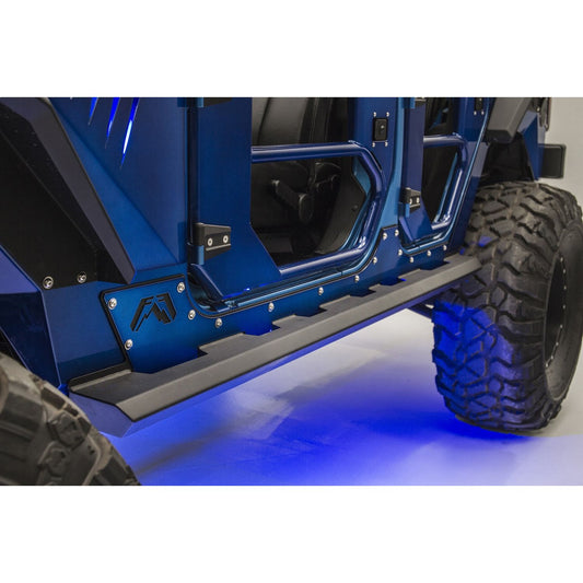 Fab Fours Light Rock Slider 2 Stage Black Powder Coated l JK07-G1450-1