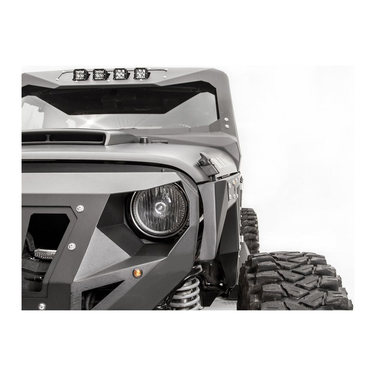 Fab Fours Fender Front Pair Powdercoated l JK1000-1