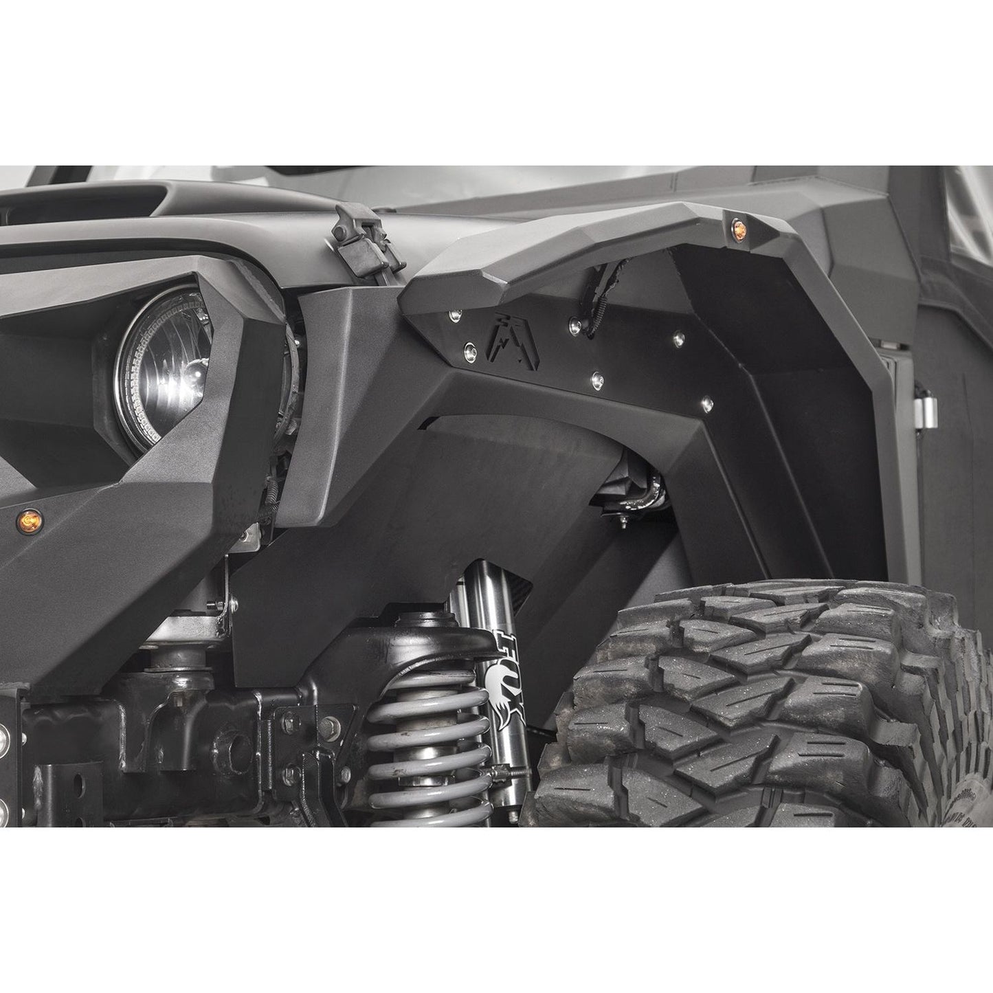 Fab Fours Inner Fender Front Pair Powdercoated l JK1002-1